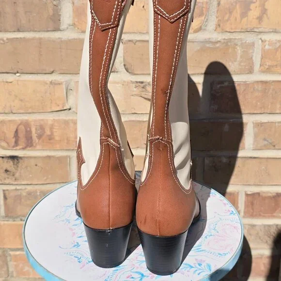 Never Worn Zodiac Women's Dawson Western Tall Boots Size 8 - Picture 3 of 6